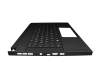 Clavier incl. topcase DE (allemand) noir/noir original pour MSI GS66 10SF/10SE/10SFS (MS-16V1)
