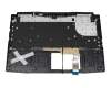 Clavier incl. topcase DE (allemand) noir/rouge/noir avec rétro-éclairage original pour MSI Katana GF66 11UE (MS-1581)