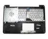 Clavier incl. topcase DE (allemand) noir/rouge original pour Asus F555LP