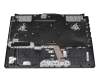 Clavier incl. topcase DE (allemand) noir/transparent/noir avec rétro-éclairage original pour Asus FX506HEB