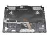 Clavier incl. topcase DE (allemand) noir/transparent/noir avec rétro-éclairage original pour Asus TUF F15 FX506LU