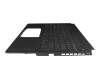 Clavier incl. topcase DE (allemand) noir/transparent/noir avec rétro-éclairage original pour Asus TUF Gaming A15 FA507NUR