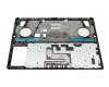 Clavier incl. topcase DE (allemand) noir/transparent/noir/rouge avec rétro-éclairage original pour Asus GX650RW
