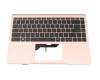 Clavier incl. topcase DE (allemand) original pour MSI Modern 14 B11SB/B11SBW (MS-14D2)