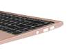 Clavier incl. topcase DE (allemand) original pour MSI Modern 14 B11SB/B11SBW (MS-14D2)