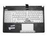 Clavier incl. topcase ES (espagnol) noir/noir original pour Asus F501A