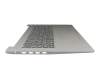 Clavier incl. topcase FR (français) anthracite/argent original pour Lenovo IdeaPad 3-17IML05 (81WC)