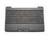 Clavier incl. topcase FR (français) noir/argent original pour Asus Transformer Book T300LA