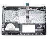 Clavier incl. topcase FR (français) noir/argent original pour Asus VivoBook S551LB