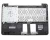 Clavier incl. topcase FR (français) noir/argent original pour Asus X555LP