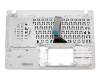 Clavier incl. topcase FR (français) noir/blanc original pour Asus F552CL