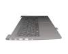 Clavier incl. topcase FR (français) noir/gris avec rétro-éclairage original pour Lenovo ThinkBook 15 G4 IAP (21DJ)