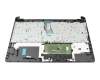 Clavier incl. topcase FR (français) noir/gris original pour HP 250 G6
