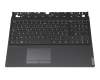 Clavier incl. topcase FR (français) noir/noir avec rétro-éclairage original pour Toshiba Satellite S50W-C
