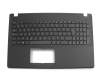 Clavier incl. topcase FR (français) noir/noir original pour Asus X551CA