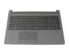 Clavier incl. topcase FR (français) noir/noir original pour HP 255 G7