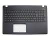 Clavier incl. topcase IT (italien) noir/noir original pour Asus F550LA