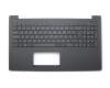 Clavier incl. topcase IT (italien) noir/noir original pour Asus R515MA