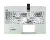 Clavier incl. topcase SF (suisse-francais) noir/blanc original pour Asus F501U