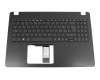 Clavier incl. topcase SF (suisse-francais) noir/noir original pour Acer Aspire 3 (A315-54)