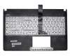 Clavier incl. topcase SF (suisse-francais) noir/noir original pour Asus F501A