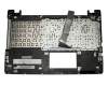 Clavier incl. topcase SLO (slovaque) noir/argent original pour Asus K56CM
