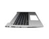 Clavier incl. topcase SP (espagnol) noir/argent avec rétro-éclairage original pour HP ProBook 440 G6