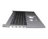 Clavier incl. topcase SP (espagnol) noir/argent original pour Acer Aspire 5 (A515-54)