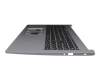 Clavier incl. topcase SP (espagnol) noir/argent original pour Acer Aspire 5 (A515-54)