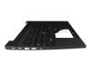 Clavier incl. topcase SP (espagnol) noir/noir avec rétro-éclairage et mouse stick original pour Lenovo ThinkPad E16 Gen 1 (Type 21JN)