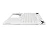 Clavier incl. topcase US (anglais) blanc/blanc avec rétro-éclairage original pour Lenovo Legion 7i 16IRX9 Gen 9 (83FD)