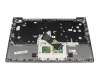 Clavier incl. topcase US (anglais) gris/gris avec rétro-éclairage original pour Lenovo ThinkBook 14 G2 ITL (20VD)