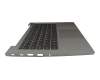 Clavier incl. topcase US (anglais) gris/gris avec rétro-éclairage original pour Lenovo ThinkBook 14 G2 ITL (20VD)