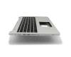 Clavier incl. topcase US (anglais) noir/argent original pour Asus Transformer Book Flip TP550LA
