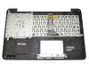 Clavier incl. topcase US (anglais) noir/argent original pour Asus X554LA