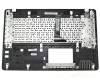 Clavier incl. topcase US (anglais) noir/argent original pour Asus X750LN