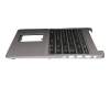 Clavier incl. topcase US (anglais) noir/gris avec rétro-éclairage original pour Asus ZenBook UX510UW