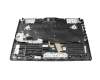 Clavier incl. topcase US (anglais) noir/transparent/gris avec rétro-éclairage original pour Asus TUF Gaming A17 FA706QR