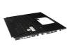 Clavier incl. topcase US (anglais) noir/transparent/noir avec rétro-éclairage original pour Asus TUF Gaming Dash F15 FX517ZC