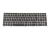 Clavier noir/argent original pour HP ProBook 650 G4