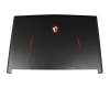 Couvercle d\'écran 39,6cm (15,6 pouces) noir original pour MSI GE63 RGB 8SF/8SG/8SE (MS-16P7)