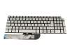 DLM18J86D0J4421 original Chicony clavier DE (allemand) argent avec rétro-éclairage