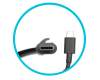 Dell Latitude 13 (5350) original GaN-Chargeur USB-C 100 watts arrondie