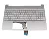 EA0P5006010 original HP clavier incl. topcase DE (allemand) argent/argent