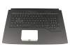 EABKN0005030 original Asus clavier incl. topcase DE (allemand) noir/noir avec rétro-éclairage