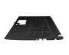 EAZAJ00201A original Acer clavier incl. topcase DE (allemand) noir/noir