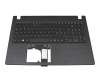 EAZAJ00201A original Acer clavier incl. topcase SF (suisse-francais) noir/noir