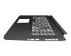 EC3BH000100 original Acer clavier incl. topcase CH (suisse) moir/blanc/noir avec rétro-éclairage