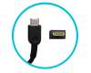 Fujitsu Celsius H5511 original Chargeur USB-C 95 watts arrondie