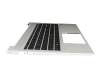 HPM20A5 original Quanta clavier incl. topcase DE (allemand) noir/argent